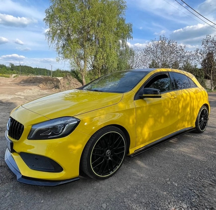 Mercedes-Benz Klasa A cena 85000 przebieg: 88100, rok produkcji 2017 z Zagórz małe 191
